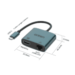 Onten Hub 2 in 1 Type-C To HDMI