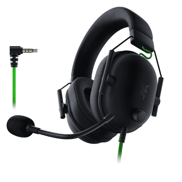 Razer BlackShark V2 X Gaming Headset: 7.1 Surround Sound - 50mm Drivers - Memory Foam Cushion - For PC, PS4, PS5, Switch - 3.5mm Audio Jack - Black