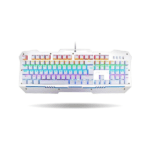 Keyboard Aula 2009 White Squre Blue & Brown & Red & Black Switchs USB