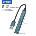 Onten HUB 4*1 USB3.0 To 4-Port USB 3.0 OTN-5701 - Image 3