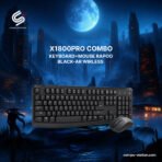 Keyboard+Mouse Rapoo X1800PRO Combo Black AR_Wirless