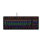 Keyboard Rapoo V500PRO 87 Mechanical Black Blue Switch USB