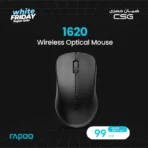 Mouse Rapoo 1620 Black Wireless