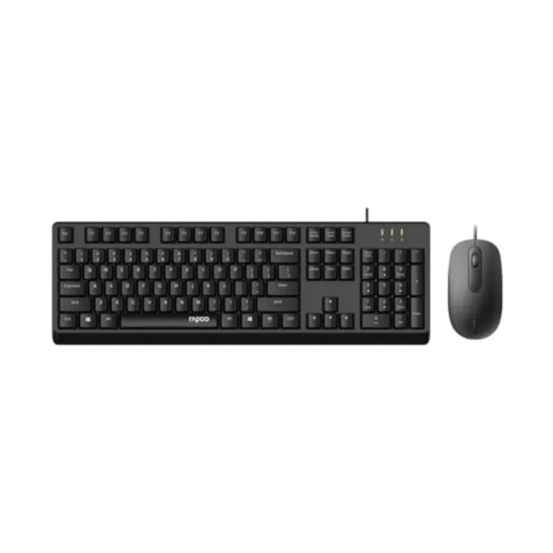 Untitled-design-7 Keyboard Mouse Rapoo X130PRO Combo Black AR USB - Image 1
