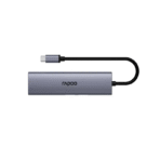 Rapoo USB-C Multi function Docking Station Silvery Grey XD61 - Image 2