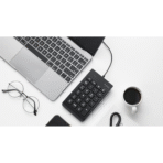 Numeric Keyboard Rapoo K10-Black USB - Image 3