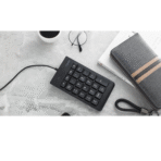 Numeric Keyboard Rapoo K10-Black USB - Image 2