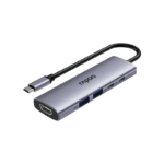 Rapoo USB-C Multi function Docking Station Silvery Grey XD51