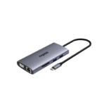 Rapoo USB-C Multi-function Docking Station Silvery Grey XD101 - Image 2