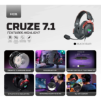 Headset Fantech Gaming CRUZE HG31 7.1-USB Black - Image 8