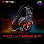 Headset Fantech Gaming CAPTAIN HG11 7.1-USB Black - Image 2