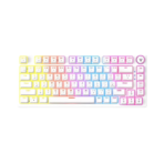 Keyboard Fantech Mechanical ATOM81 MK875v2 White Blue Switch