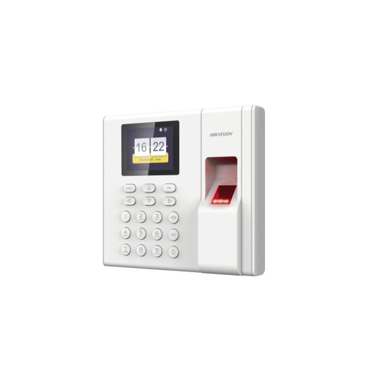 K1A8503 Value Series Fingerprint Time Attendance Terminal Short Description The K1A8503 Fingerprint Time Attendance Terminal is a reliable biometric device designed for accurate employee attendanc Hikvision FingerPrint Terminals DS-K1A8503MF - Image 1