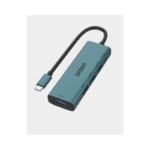 Onten 5-in1 USB-C to 4-Ports USB HUB with 5V Power Input  480Mbps  OTN-UC119  Pine Green