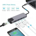 converter type-c to 5*1 lan type-c use2 HDMI 4K - Image 2