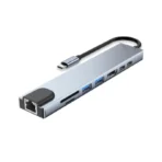 converter type-c to 8*1 lan IF SD type-c use2 HDMI 4K USB3*2 USB2 HDMI 4K type-c DP