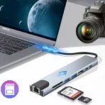 converter type-c to 8*1 lan IF SD type-c use2 HDMI 4K USB3*2 USB2 HDMI 4K type-c DP - Image 3