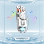 mouse k200 wirless bluetooth charging شفاف - Image 3