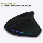 mouse ergonomic vertical wirless blutooth charging - Image 2