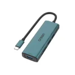 Onten UC120 6 in 1 USB-C to SD / TF Card Reader with 3-Ports USB HUB & 5V Input