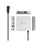 j5create Docking Station for iPad Pro Type-C To ( HDMI-4K+Type-C+USB3.0+SD/TF Card+Audio) JCD612 - Image 3