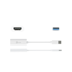 j5create USB3.0 TO HDMI-4K Multi-Monitor AdapterWhite JUA254 - Image 2