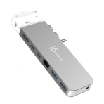 j5create MagSafe Kit Type-C To (HDMI-4K+USB 3.0*2+Type-C*2+Audio) JCD395