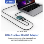 ONTEN OTN UC916 TYPEC 2*1 MINI DISPLAY - Image 3