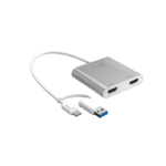 j5create Type-C To Dual HDMI  Multi-Monitor Adapter JCA365