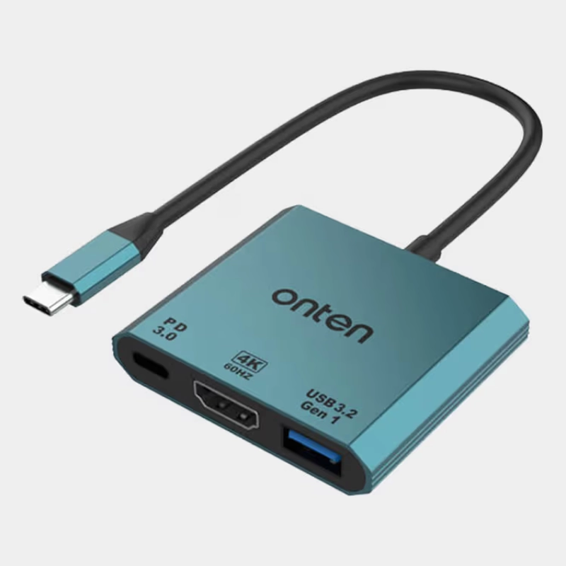 Untitled design (7) Onten 3 in 1 USB-C to HDMI 4K 60Hz Adapter (OTN UC301) - Image 1
