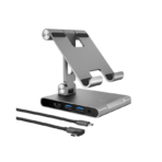 j5create Stand with Docking Station for iPad Pro To ( HDMI-4K+2*USB3.0+SD micro Card+Audio jack+Type-C+PD 100W ) JTS224