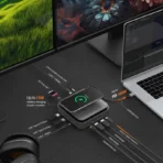 j5create Docking Station Type-C To ( 15W Wireless charger+HDMI-4K*2+Type-C*2+USB3.0*2+PD 140W+SD/TF Card+Audio+Ethernet ) JCD3199 - Image 3