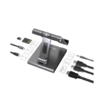 j5create Stand with Docking Station for iPad Pro To ( HDMI-4K+2*USB3.0+SD micro Card+Audio jack+Type-C+PD 100W ) JTS224 - Image 2