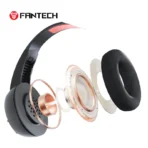 Headset Fantech Gaming PORTAL HQ56 3.5MM 1 Black - Image 2