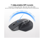 Mouse RapooMT760PRO Light Black Multi mode Charging Wireless+Bluetooth - Image 5