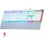 Keyboard Aula F2088 White Squre USB