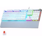 Keyboard Aula F2088 White Squre USB