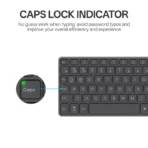 Keyboard Rapoo E900T Touch Black Multi mode Wireless Bluetooth - Image 2