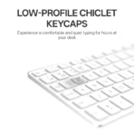 Keyboard Rapoo E900T Touch Black Multi mode Wireless Bluetooth - Image 10