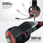 Headset Fantech Gaming PORTAL HQ56 3.5MM 1 Black - Image 4