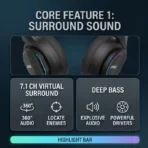 Headphone Jedel GH-621 Gaming 7*1 USB - Image 3
