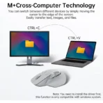 Mouse Rapoo MT760M  Multi mode Charging Wireless Bluetooth - Image 7