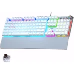 Keyboard Aula F2088 White Squre USB - Image 2