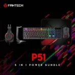 Fantech Gaming Combp Power Bundle 5*1 P51 (Key+Mouse+Pad+HP+Stand) Black - Image 2