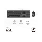 Keyboard+Mouse Combo Fantech GO KM101 Office Wired - Image 3