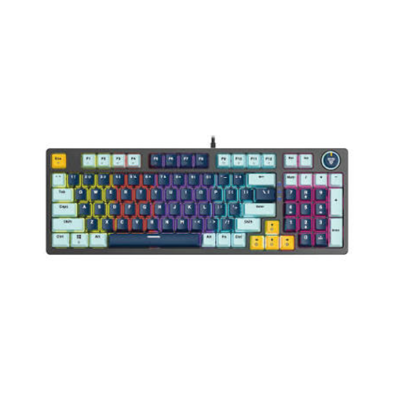 Untitled design (80) Keyboard Fantech ATOM96 MK890V2 MIZU Mechanical switch Wired Navy - Image 1