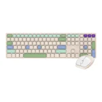 Keyboard Mouse Combo Fantech Gaming GO WK895 Wirless Beige